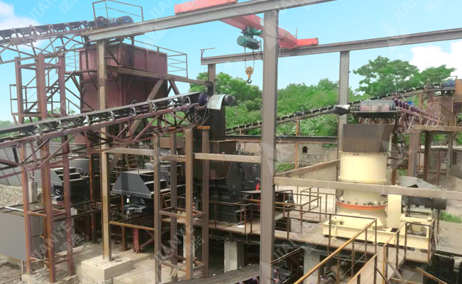 廣西梧州卵石制砂項目