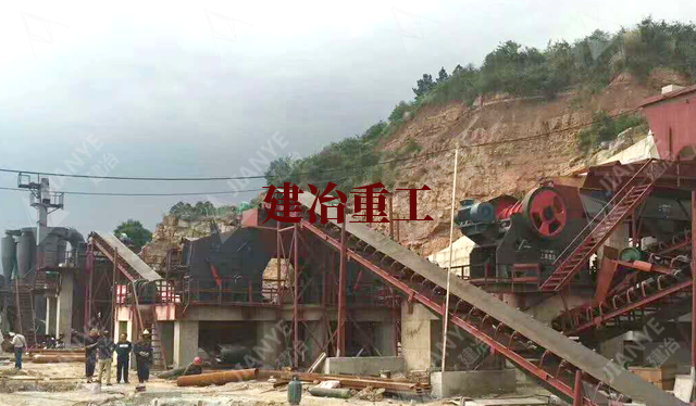 四川眉山石灰石破碎制砂項目